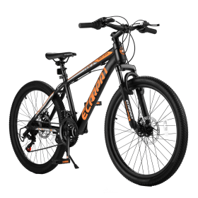 A24299 24 inch Mountain Bike Bicycle for Adults Aluminium Frame Bike Shimano 21-Speed with Disc Brake
